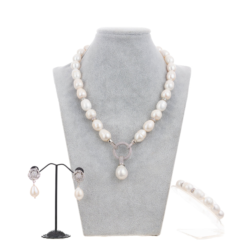 Adun Luxury Pearl Jewelry Set