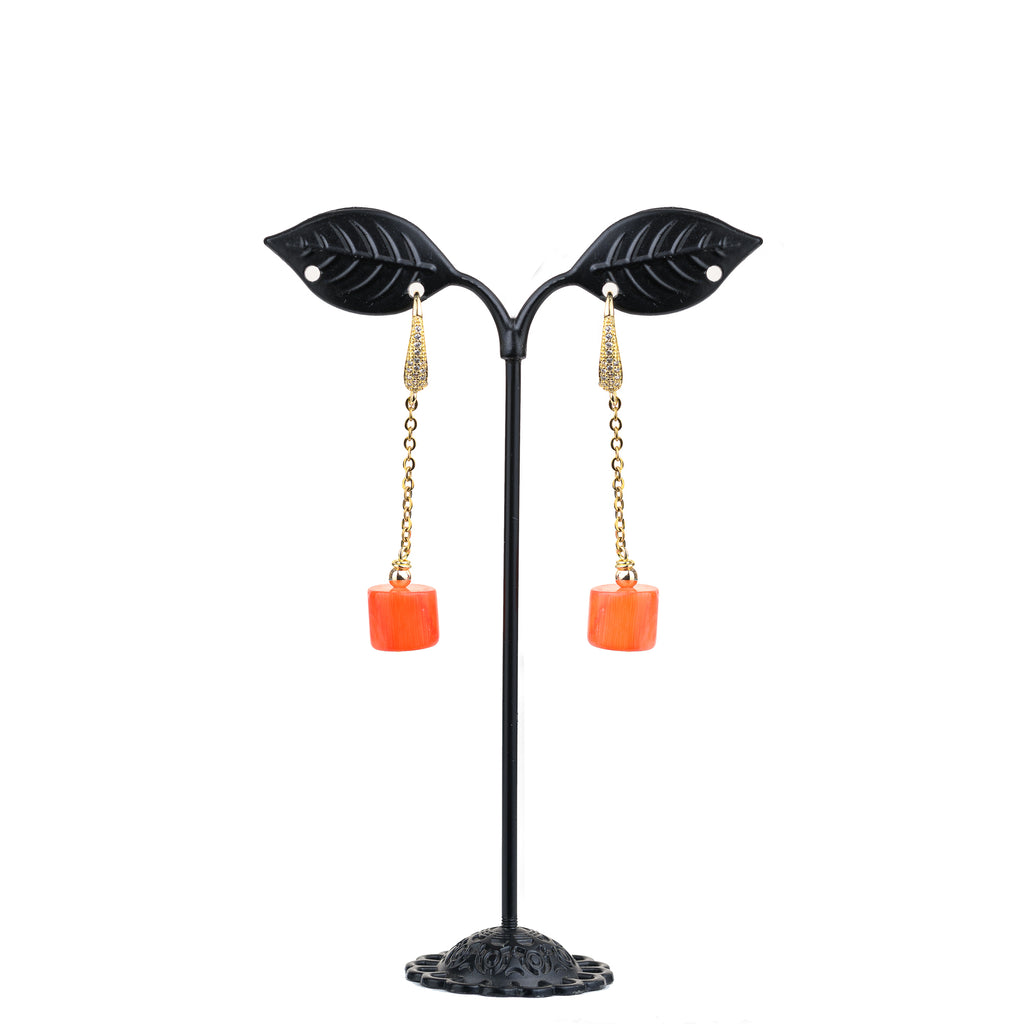 Coral Chain Drop