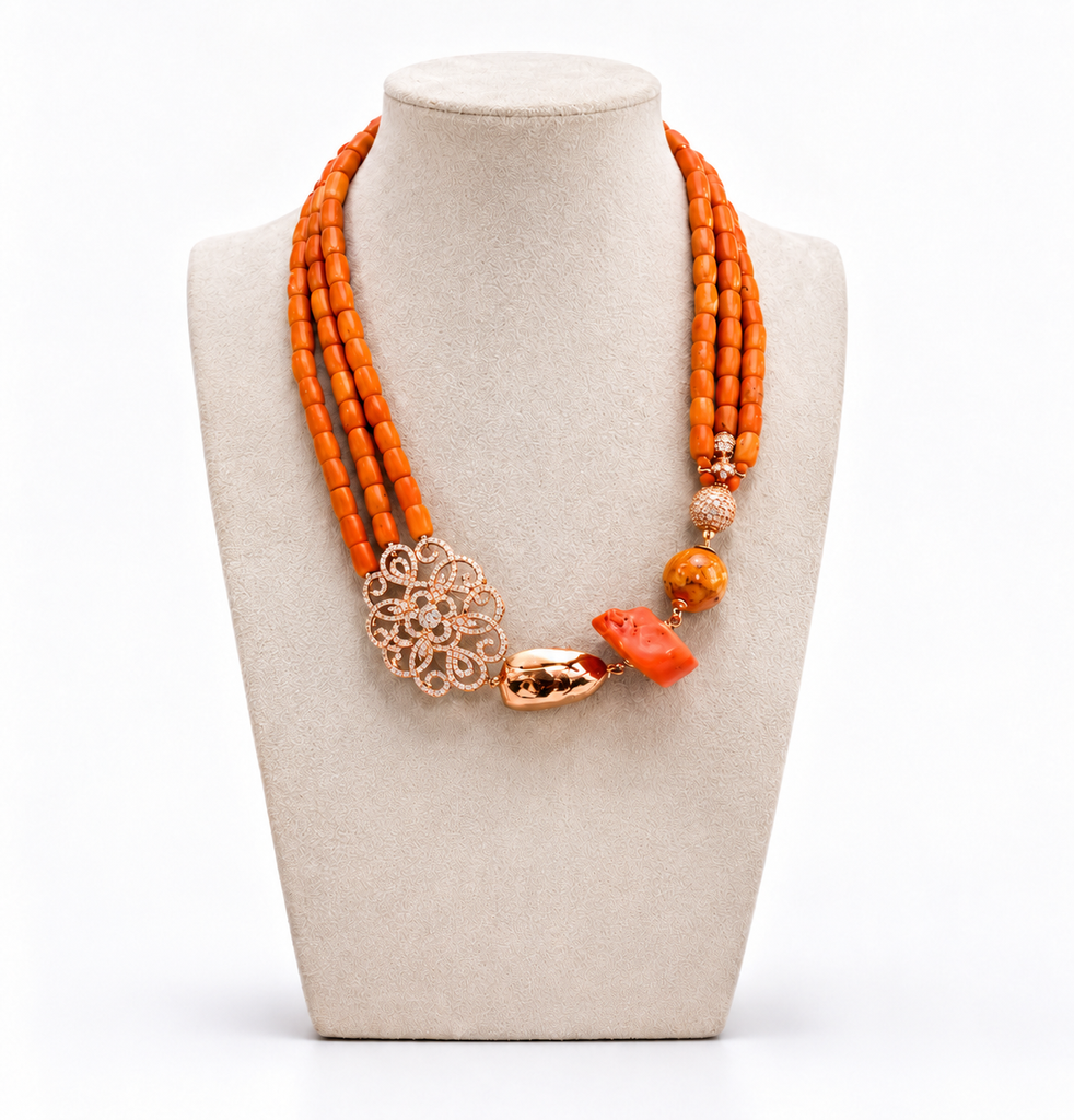 Faari Coral Necklace Set